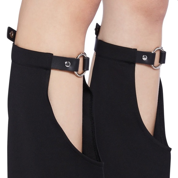 DOLLS KILL Leg Warmers w/*adjustable garters - NWT - Picture 2 of 5